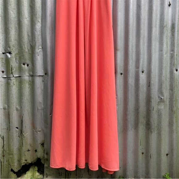 Show Me Your MUMU Magnolia Maxi Dress Salmon - Picture 4 of 8